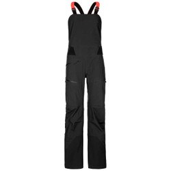 Ortovox 3L Deep Shell Bib Pant Women's in Black Raven